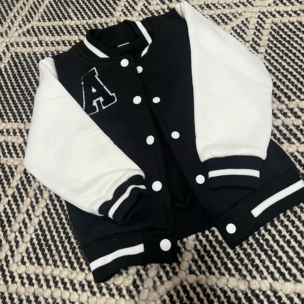 Toddler lettermen jacket